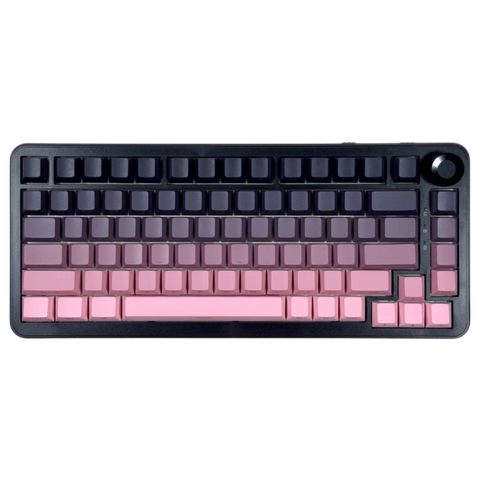 Ігрова бездротова клавіатура Ajazz AK820 Max Black-Pink 534 фото