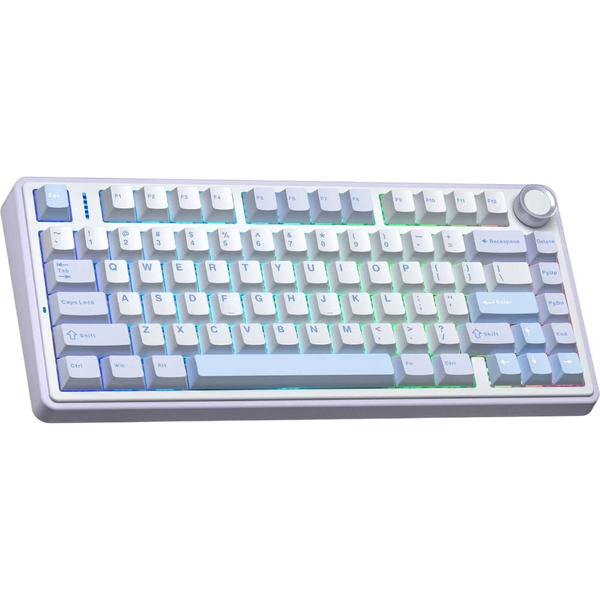 Беспроводная Игровая Клавиатура игровая Aula F75 Gasket Greywood V3 switch Hot-Swap, PBT Blue 487482903740 фото