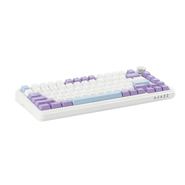 Магнітна Ігрова Клавіатура Ajazz AK820 MAX HE з RGB підсвічуванням Magnetic Switch Purple/White 8489393928 фото
