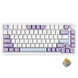 Магнітна Ігрова Клавіатура Ajazz AK820 MAX HE з RGB підсвічуванням Magnetic Switch Purple/White 8489393928 фото 7