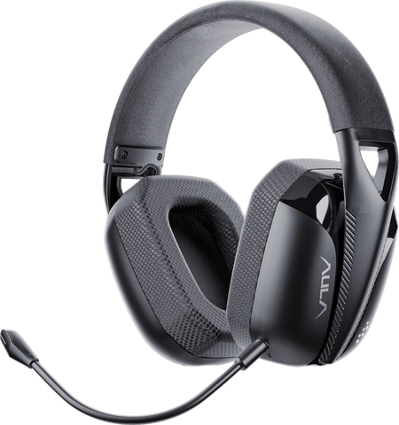 Геймерська бездротова гарнітура AULA S8 Black (Bluetooth + 2,4G)  2556858457 фото