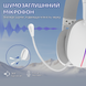 Наушники Attack Shark L90 Белые Беспроводная Игровая гарнтура, Радиоканал/Bluetooth. Съемный Микрофон, Динамическая RGB Подсветка 837492784823 фото 2