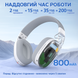 Наушники Attack Shark L90 Белые Беспроводная Игровая гарнтура, Радиоканал/Bluetooth. Съемный Микрофон, Динамическая RGB Подсветка 837492784823 фото 5