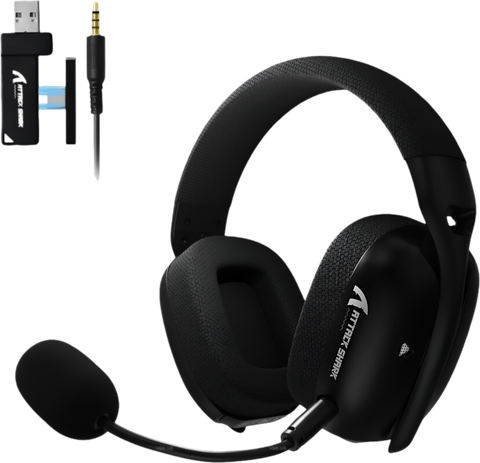 Беспроводные наушники Attack Shark L80 PRO Black (BT/2.4G) 2352352359 фото