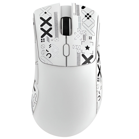 Игровая беспроводная мышь Attack Shark R1 White 1000Hz 18000dpi PAW3311 9499 фото