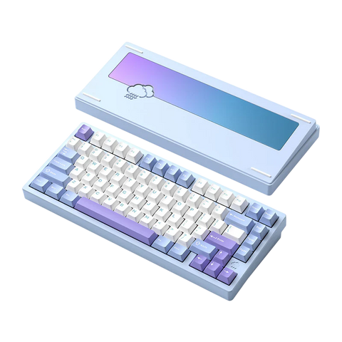 Беспроводная механическая клавиатура игровая wobkey rainy 75 Blue 845754373 фото