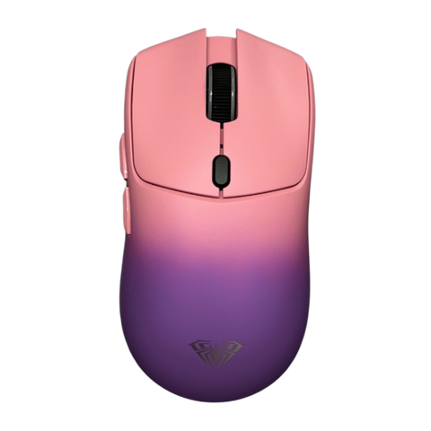 Беспроводная Игровая Мышь AULA SC580 PAW3325, 12000 DPI 2,4G+Bluetooth Pink 623623414215 фото