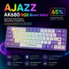 Игровая механическая клавиатура AJAZZ AK680 с RGB Brown Switch 7347346232 фото 6