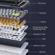 Магнітна клавіатура Ajazz AK820 MAX RGB Magnetic White 685987 фото 8