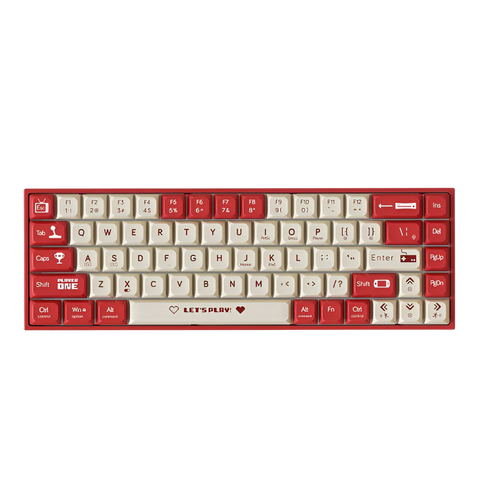 Клавіатура AJAZZ AK680 Red дротова,механічна, RGB-підсвітка, Hot-Swap,68 клавіш 493 фото