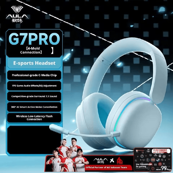 Геймерські навушники AULA G7 Pro Blue 837292710782 фото