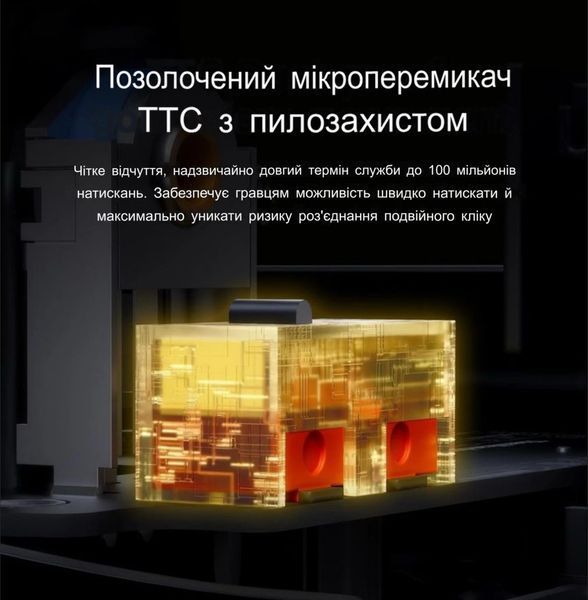 Геймерская беспроводная аккумуляторная мышь MCHOSE Ax5, PixArt PAW3395 4K, 26000DPI, BLACK 3453253456 фото
