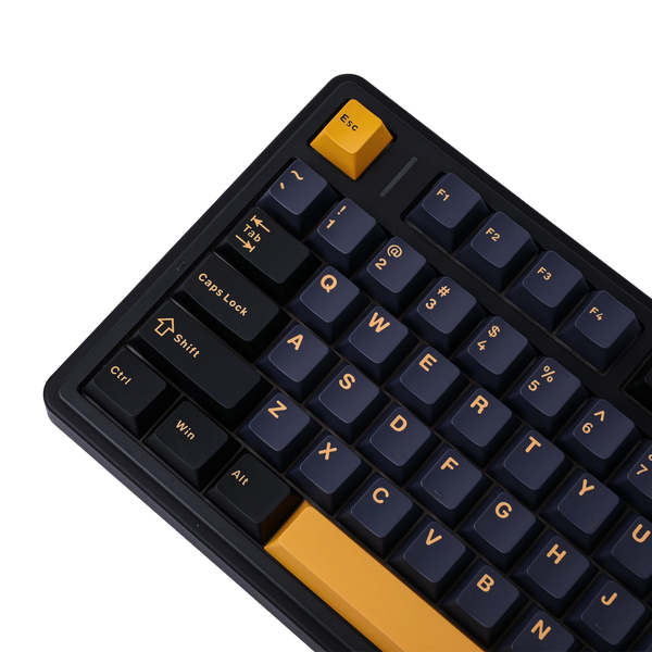 Беспроводная механическая Клавиатура AULA F75 Black-Yellow 235235235 фото