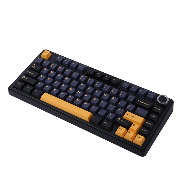 Беспроводная механическая Клавиатура AULA F75 Black-Yellow 235235235 фото