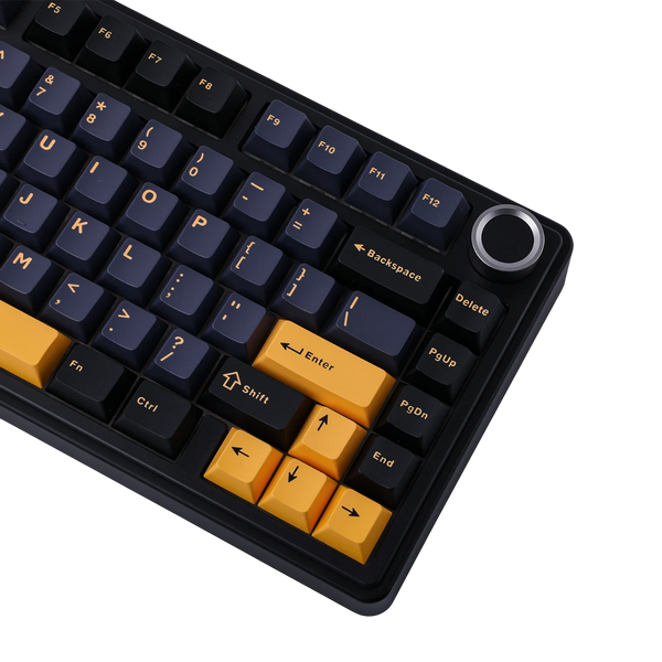 Беспроводная механическая Клавиатура AULA F75 Black-Yellow 235235235 фото