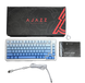 Бездротова Механічна Клавіатура AJAZZ AK820 MAX з Підсвіткою Клавіш Hot-Swap Синій Градієнт 876568756 фото 6