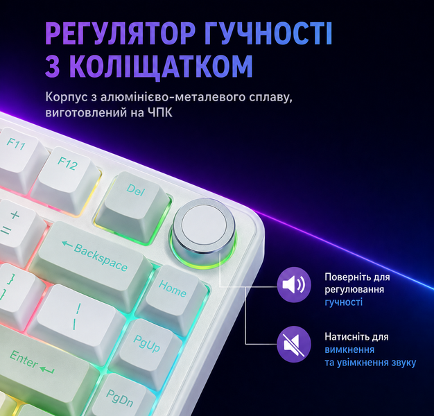Бездротова механічна клавіатура Royal Kludge rk r75 Pro 75% Green 9547498405 фото